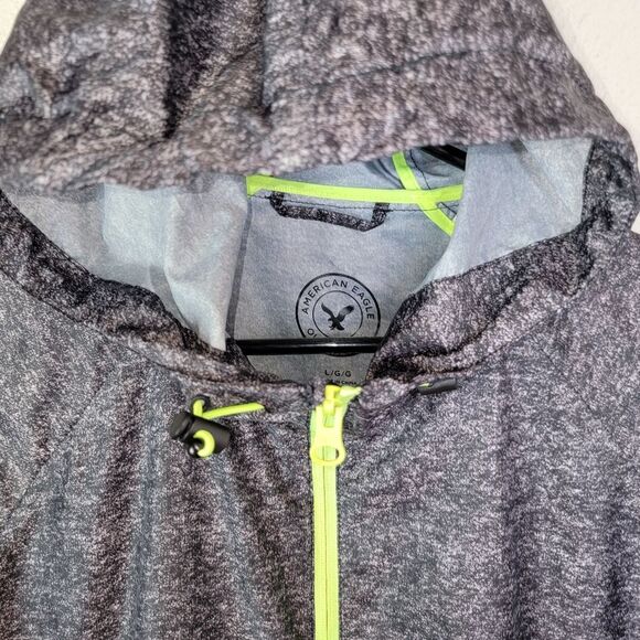 American Eagle AEO Men's Lightweight Windbreaker Rain Jacket Size Large - Picture 5 of 7